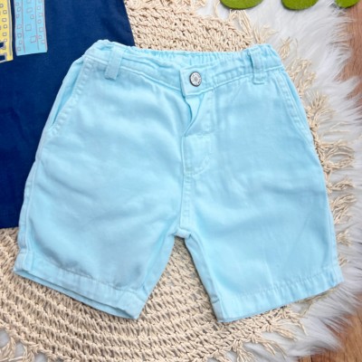 Conj. Camiseta NYC e Bermuda em Sarja - Marinho